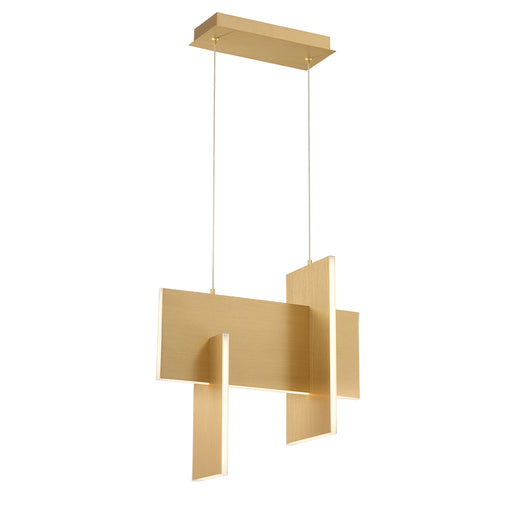 COBURG,PENDANT,LED,LRG,GOLD