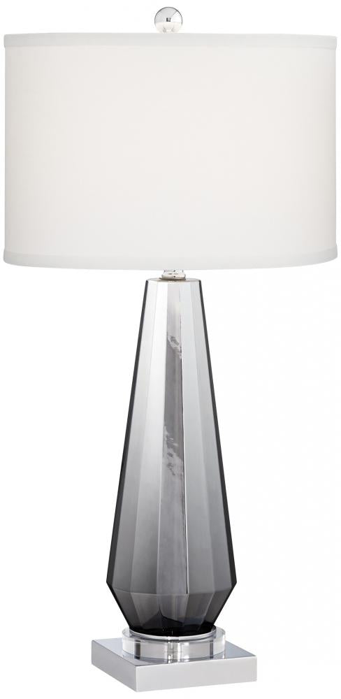 TL-29.5" chrome plating glass lamp