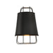 TURA,1LT WALL SCONCE,BLACK