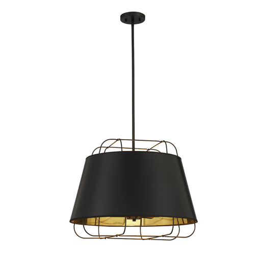 TURA, 6LT PENDANT, BLACK