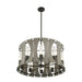 PENNINO,10LT CHANDELIER,GRAY