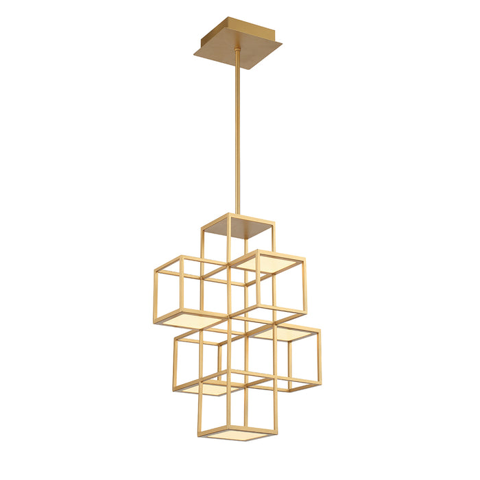 FERRO,5LT LED PENDANT,GOLD