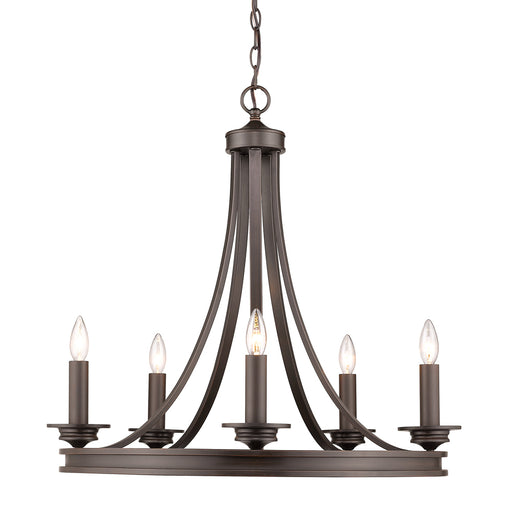 Saldano 5 Light Chandelier - Candelabra