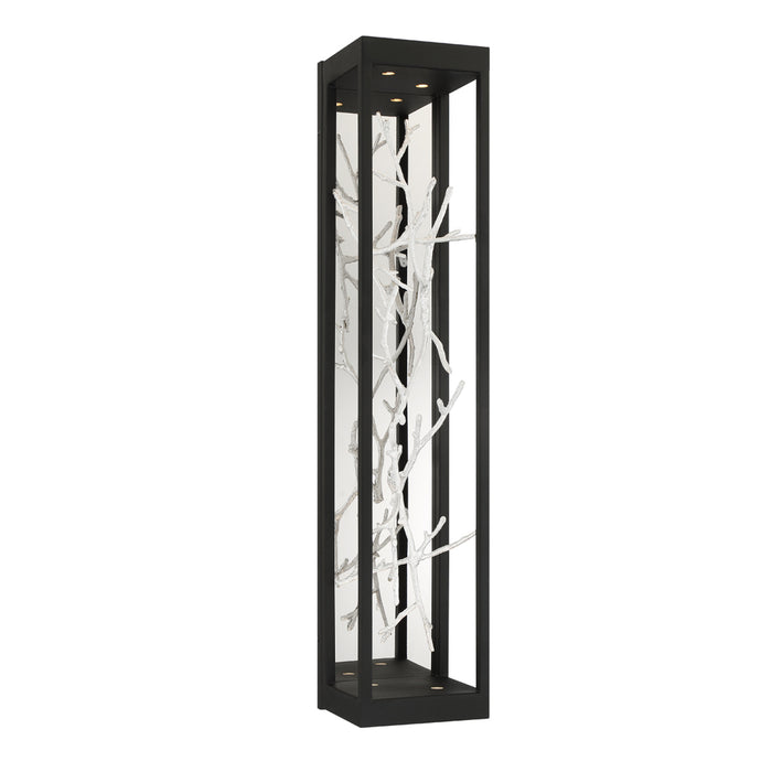 AERIE,4LT LED SCONCE,BLK/SIL