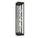 AERIE,4LT LED SCONCE,BLK/SIL