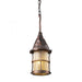 Rustica 1-Light Outdoor Pendant in Antique Copper