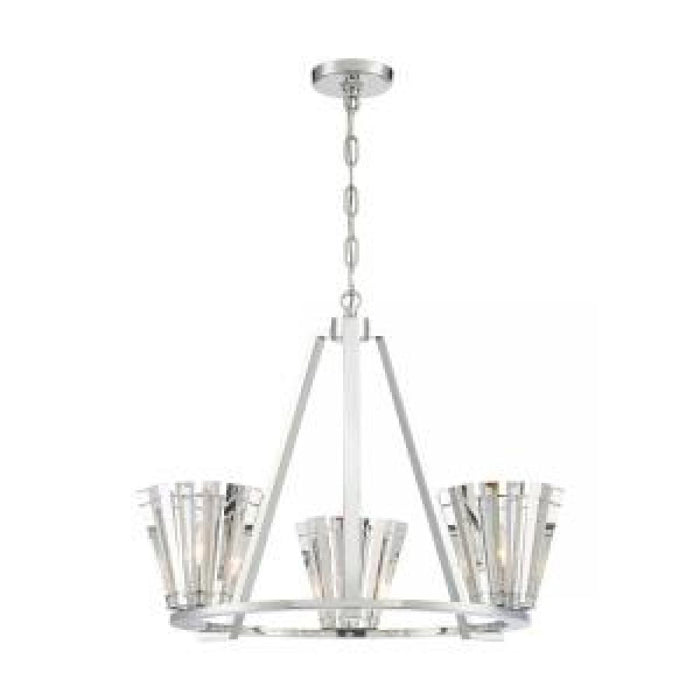 RICCA,3LT CHANDELIER,CHR