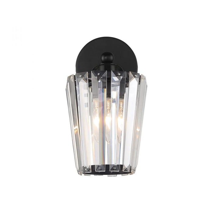 NATALIA,1LT WALL SCONCE,BLK