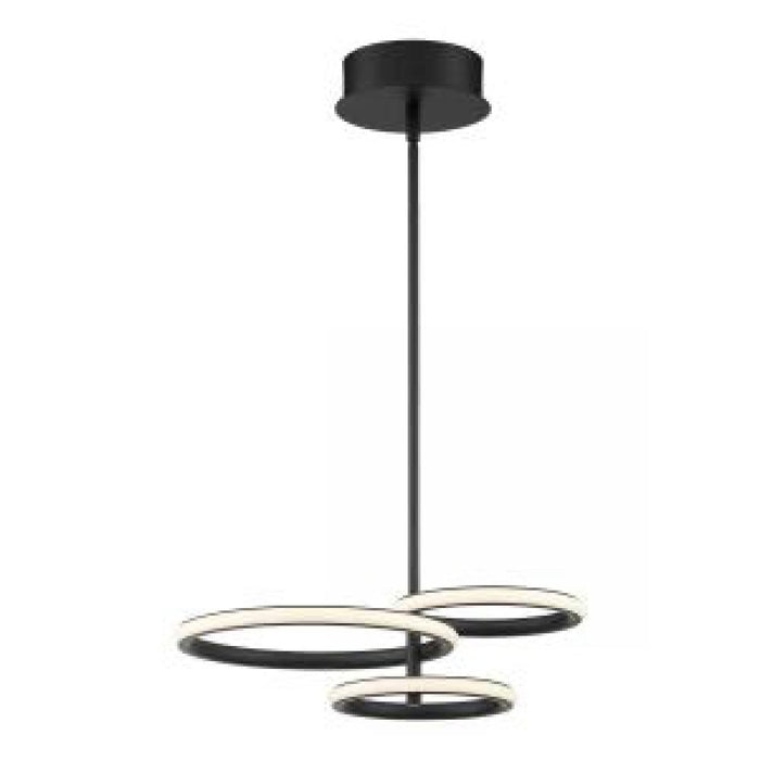 GIRO,3LT LED PENDANT,BLK