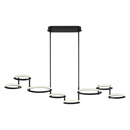 GIRO,8LT LED CHANDELIER,BLK