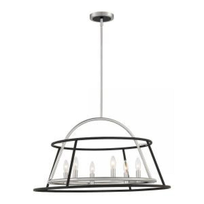 CAMPANA,6LT CHANDELIER, NIC