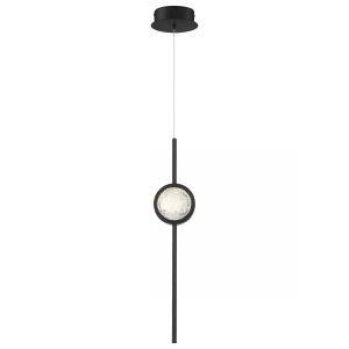 BARLETTA,1LT LED PENDANT,BLK