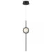 BARLETTA,1LT LED PENDANT,BLK