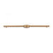 Pendant Options 3-Hole Linear Bar for Pendants in Satin Brass