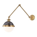 1 LIGHT SWING ARM WALL SCONCE