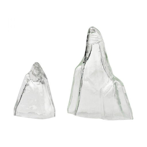 Meru Decorative Object in Clear (Set of 2)