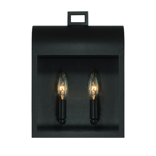 14" 2 LT Outdoor wall sconce