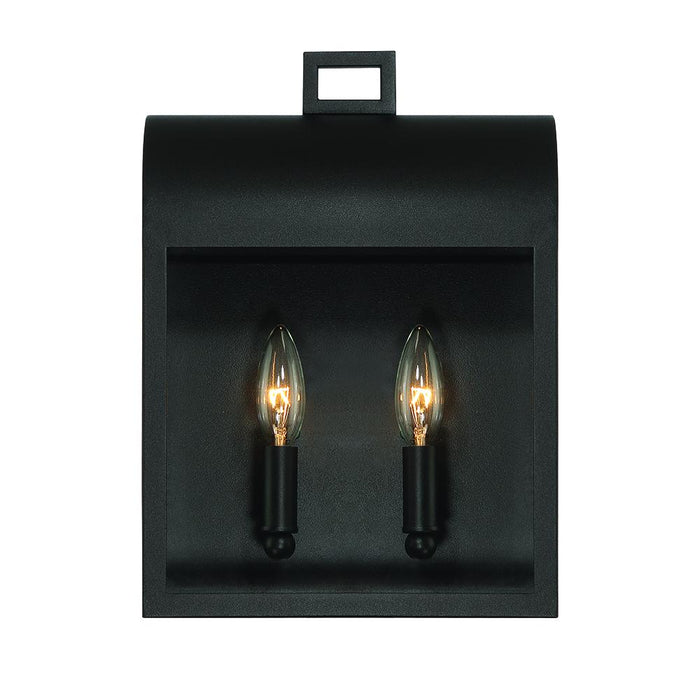 14" 2 LT Outdoor wall sconce