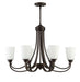 6 Light Linear Chandelier