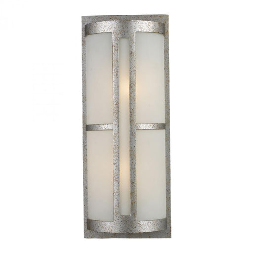 Trevot 2-Light Outdoor Wall Lamp in Sunset Silver