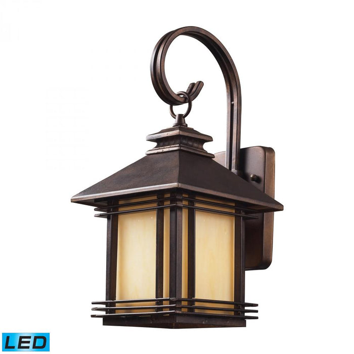 Blackwell 1-Light Outdoor Wall Lantern in Hazelnut Bronze - Includes LED Bulb