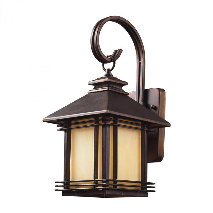 Blackwell 1-Light Outdoor Wall Lantern in Hazelnut Bronze