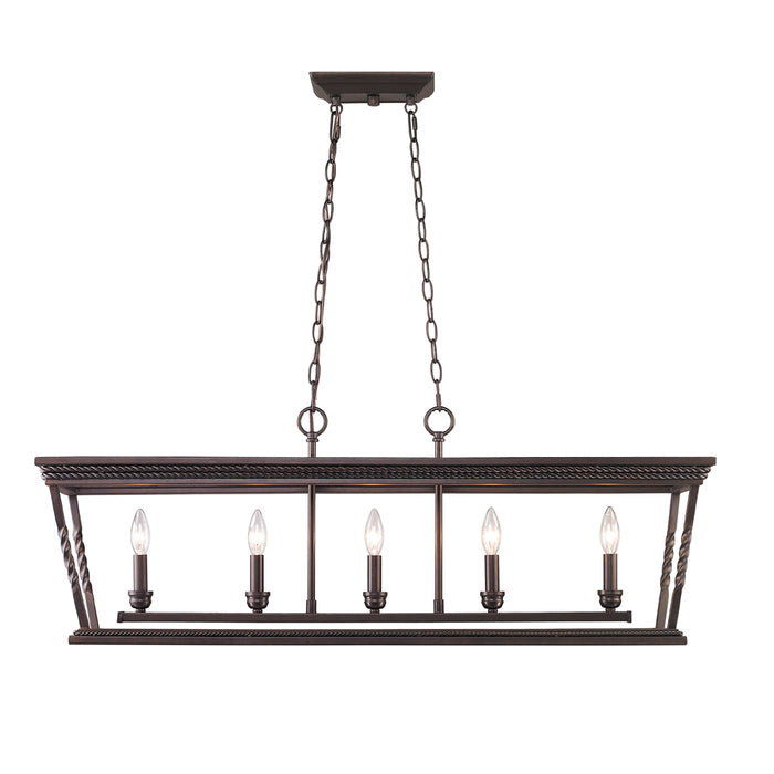 Davenport 5 Light Linear Pendant