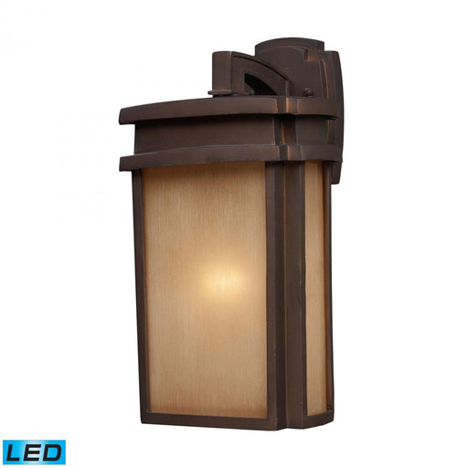 Sedona 1-Light Outdoor Wall Lamp in Clay Bronze - Includes LED Bulb