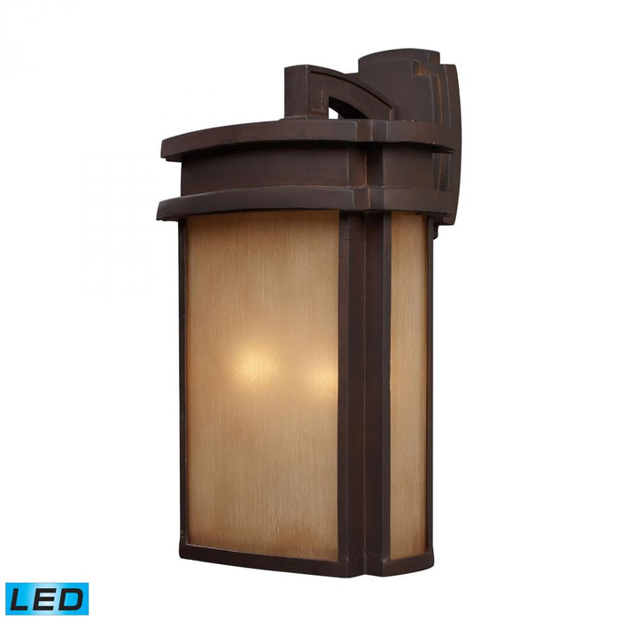 Sedona 2-Light Outdoor Wall Lamp in Clay Bronze - Includes LED Bulbs