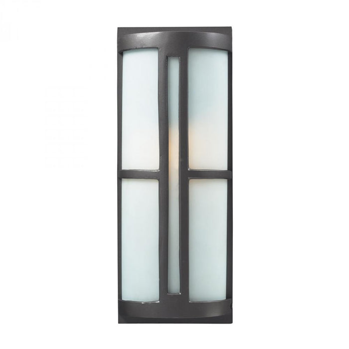 Trevot 1-Light Outdoor Sconce in Graphite