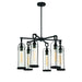 27" 6LT outdoor chandelier