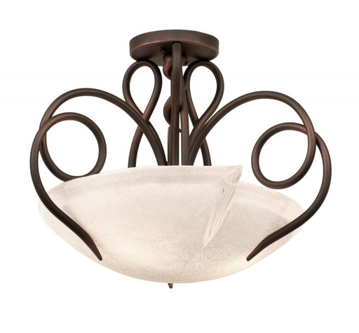 Tribecca 3 Light Semi Flush Mount