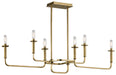 Linear Chandelier 6Lt