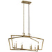 Linear Chandelier 8Lt