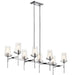 Linear Chandelier 8Lt