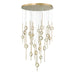 Barletta 26 light Chandelier in Brass