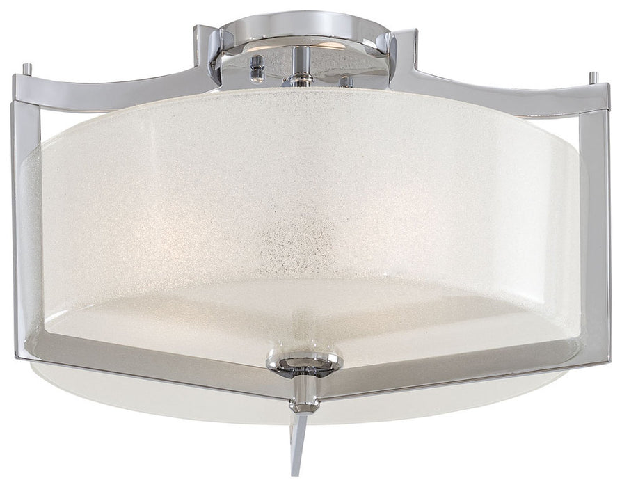 3 LIGHT SEMI FLUSH MOUNT