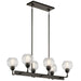 Linear Chandelier 6Lt