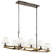 Linear Chandelier 8Lt