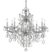 Maria Theresa 9 Light Spectra Crystal Polished Chrome Chandelier