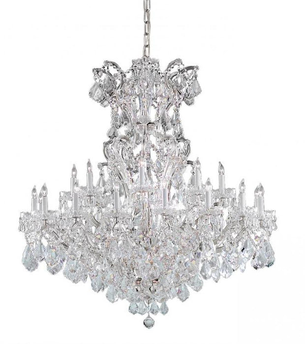 Maria Theresa 25 Light Spectra Crystal Chrome Chandelier