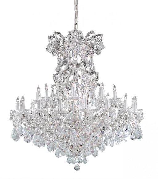 Maria Theresa 25 Light Swarovski Strass Crystal Chrome Chandelier