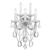 Maria Theresa 5 Light Spectra Crystal Chrome Sconce