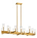 Linear Chandelier 14Lt