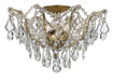 Filmore 5 Light Swarovski Strass Crystal Semi-Flush