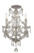 Maria Theresa 4 Light Hand Cut Crystal Polished Chrome Ceiling Mount