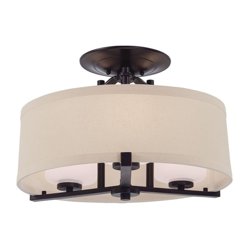 3 LIGHT SEMI FLUSH MOUNT