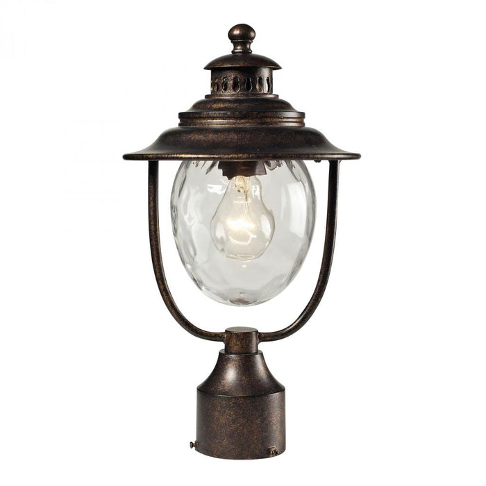 Searsport 1-Light Outdoor Post Mount in Regal Bronze