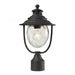 Searsport 1-Light Outdoor Post Mount in Weathered Charcoal