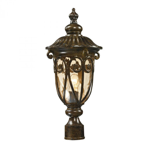 Logansport 1-Light Outdoor Post Mount in Hazelnut Bronze